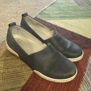 Dansko Womens Reba Vintage Nappa Black Casual Flats EUR 38